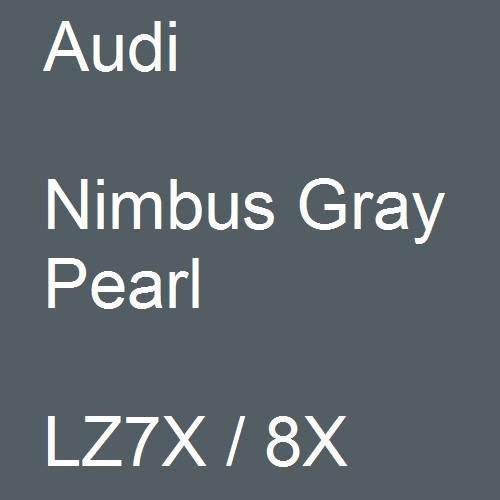 Audi, Nimbus Gray Pearl, LZ7X / 8X.